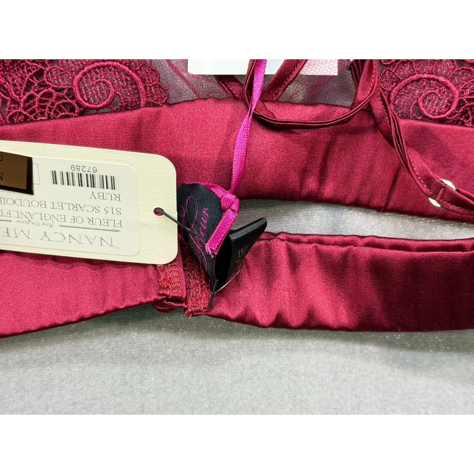 Nwt Fleur Of England Scarlet Boudoir Bra Ft993 Size M — image 6 of 8